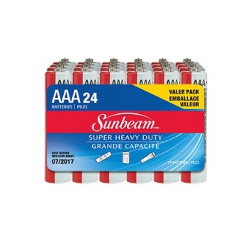 Sunbeam AAA de Grande capacité - Paquet de 24