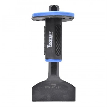 Tooltech Cold Chisel w/ Hand Guard 4 in x 9 in Shank 5/8 in