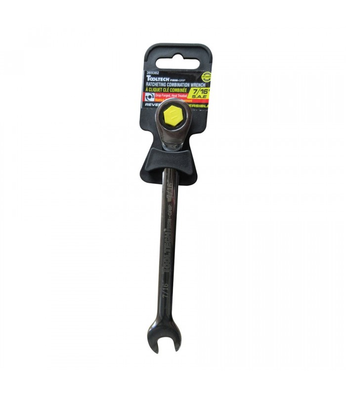 Tooltech ratcheting combination wrench SAE 7/16 in