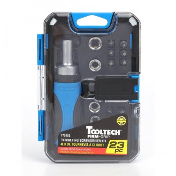 Tooltech Ratcheting Screwdriver Bits & Sockets Set - 23 pieces