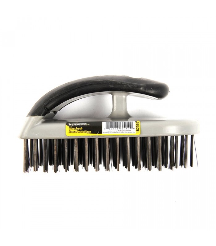 ToolTech Brosse métallique 18 rangs x 5 po en acier au carbone