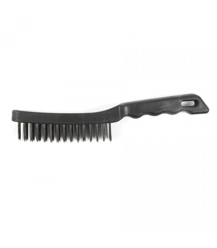 ToolTech Brosse métallique 4 rangées x 16 po manche en plastique