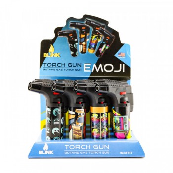 Mini torche au butane "Emojis" - Couleurs variées