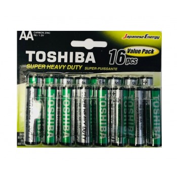 Toshiba AA Batteries - Pack of 16