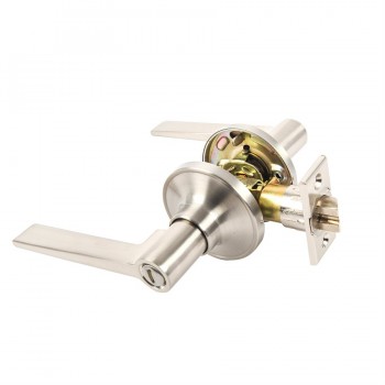Tough Guard Door Lock Lever Privacy Satin Nickel (858 Series)