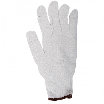 TWXpert Work Gloves GP Knitted Poly/Cotton White - 12 Pairs (X-Large)