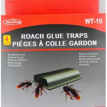 Wellson pièges à colle pour blattes - 4 mcx