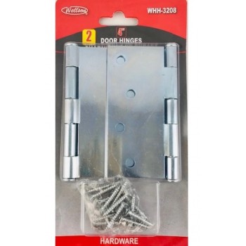 Wellson Door hinges 4 in. - Pack of 2