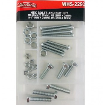 Welsson Ensemble d'écrous et boulons métrique