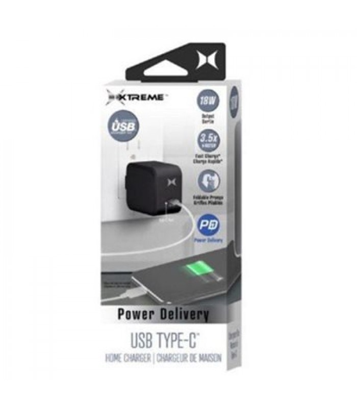 Xtreme Chargeur de type C à charge rapide de 18 W