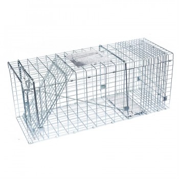 ProYard Raccoon & Groundhog Collapsible Cage Trap With Galvanized Wire 31 in. x 11 in. x 13 in.