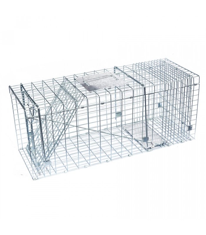 ProYard Raccoon & Groundhog Collapsible Cage Trap With Galvanized Wire 31 in. x 11 in. x 13 in.