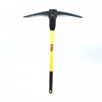 ProYard Railroad Pick Axe 6 LBS Fiberglass Handle