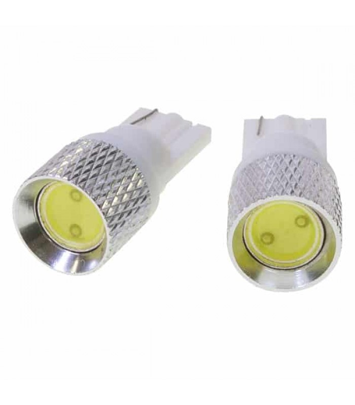 PureVolt High Power LED Bulb - 12Vdc - T10 Base - White - Pack of 2