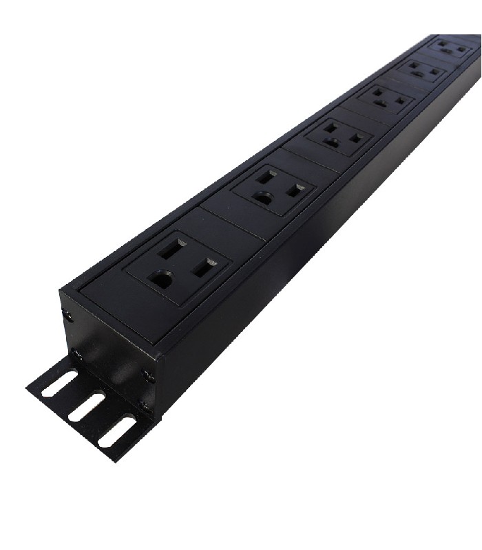 PureVolt Power Strip - 16 Outlets - Black - 15'