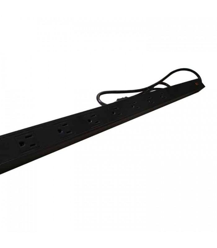 PureVolt Power Strip - 16 Outlets - Black - 2M