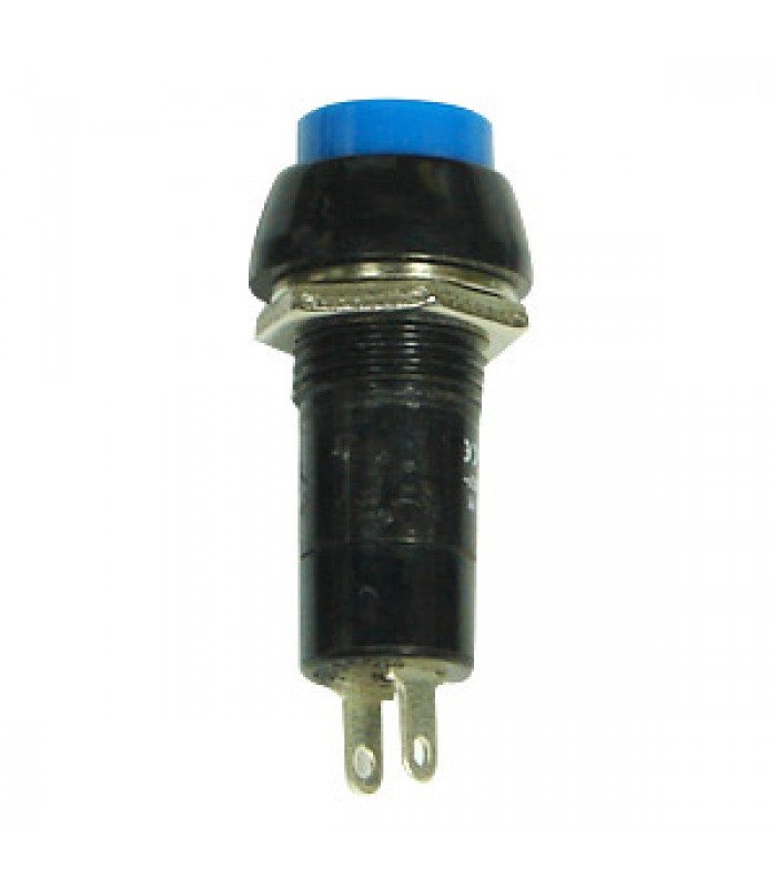 PureVolt Push-Button Switch (Round) 3 A 125 VAC - Blue