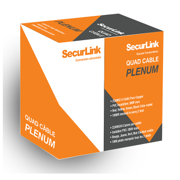 Securlink Alarm Cable Plenum FT6 - 1000 ft.