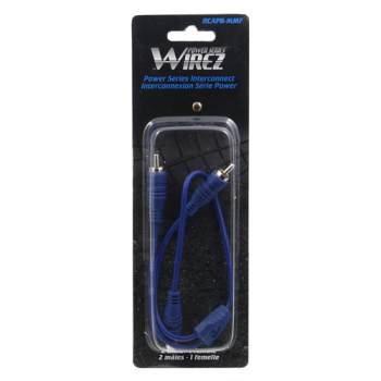Wirez Interconnect Y adapters RCA • 2 male - 1 female