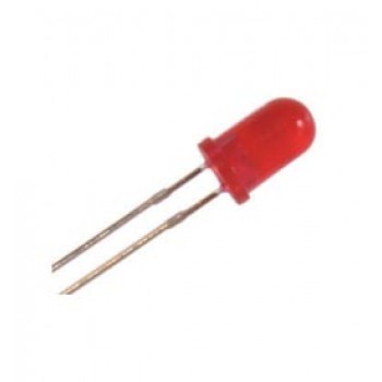 Global Tone LED 5mm Red Super Bright - Pack of 100