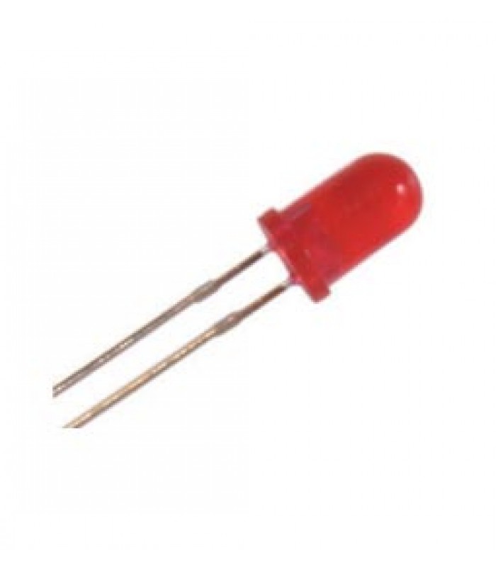 Global Tone LED 5mm Red Super Bright - Pack of 100