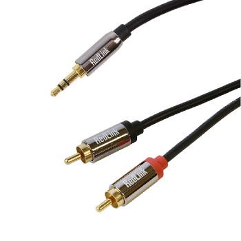 RedLink 3.5mm Male to 2x RCA Male Cable - 4M