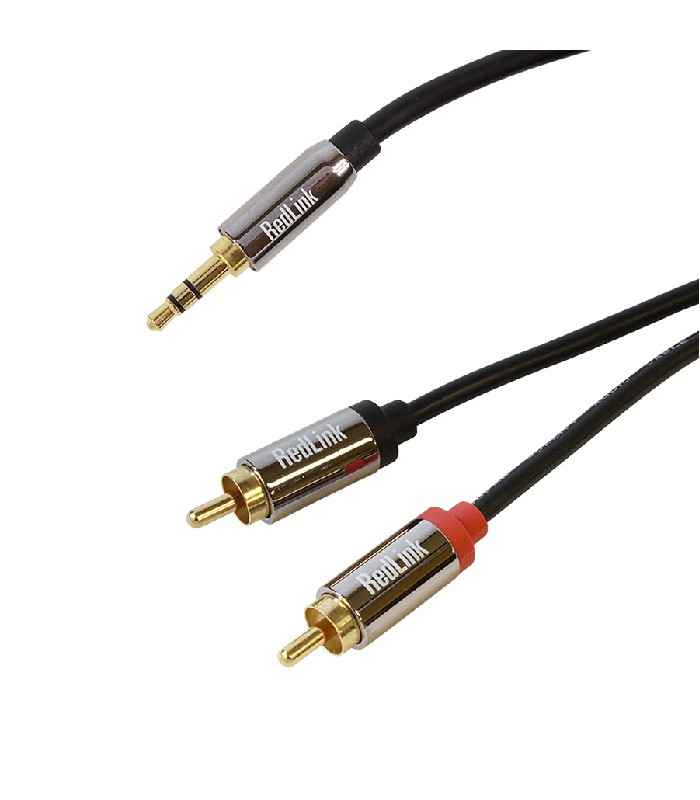 RedLink 3.5mm Male to 2x RCA Male Cable - 2M