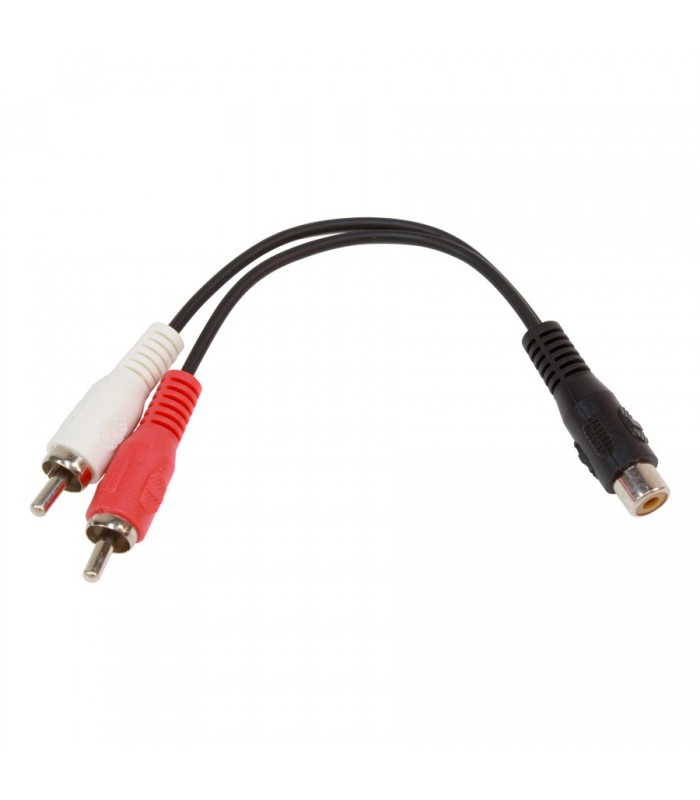 RedLink RCA Female to 2 x Male Splitter - 15 cm