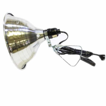 RedTools Lampe à pince avec réflecteur en aluminium 8-1/2 po.