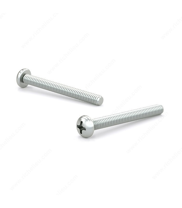 Reliable Fasteners Vis machine zinguée tête ronde 10mm M4 - Paquet de 9