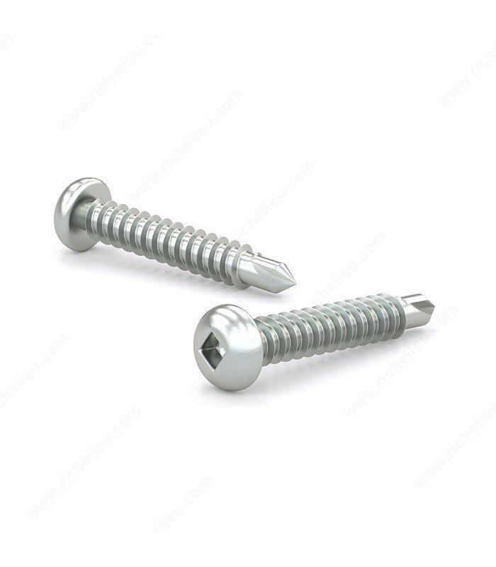 Reliable Pan Head Zinc Plated Metal Screw Self-Drilling #10 x 1 in. - Pack of 8