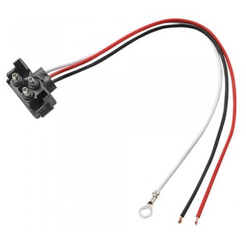 Right Angle 3-Wire Pigtail Trailer Lights - 6" Lead