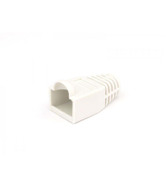 Global Tone RJ45 PVC Cable Boot White - Pack of 10