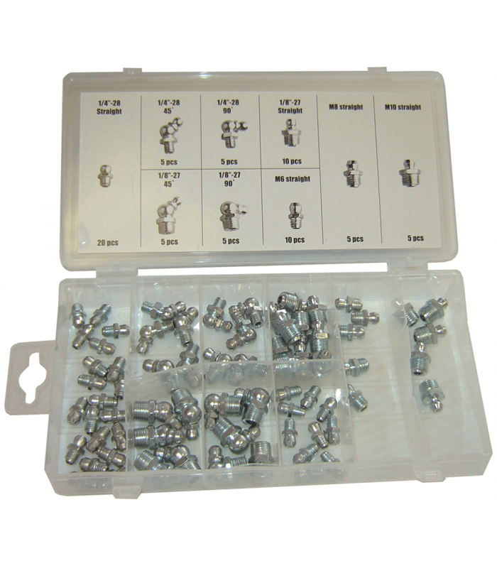 Rodac Canada Grease fitting assortment - 70 pcs