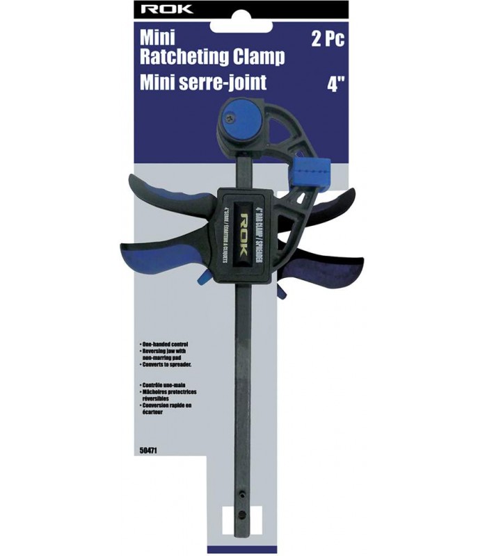 ROK 2 Pc Mini Ratcheting Clamp 4