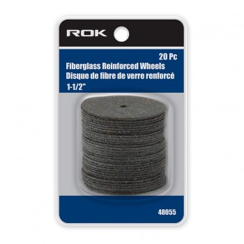 ROK Roue renforcée de 20 pièces en fibre de verre - 1-1 / 2"