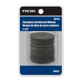 ROK Roue renforcée de 20 pièces en fibre de verre - 1-1 / 4"