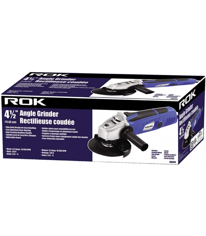 ROK Angle Grinder 4-1/2