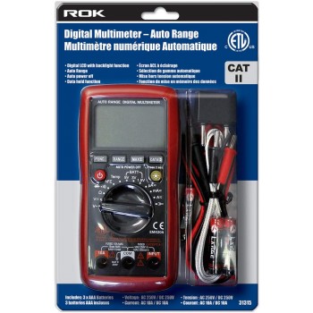 Multimètre numérique Automatique de ROK