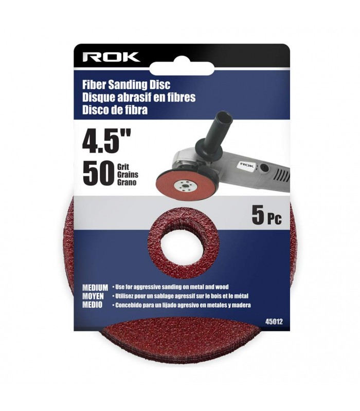 ROK Fiber Sanding Disc 4-1/2