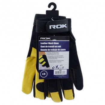 Gant de travail en cuir grand de ROK - Large