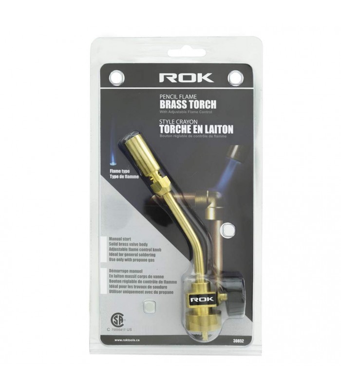 ROK Pencil Flame Brass Torch