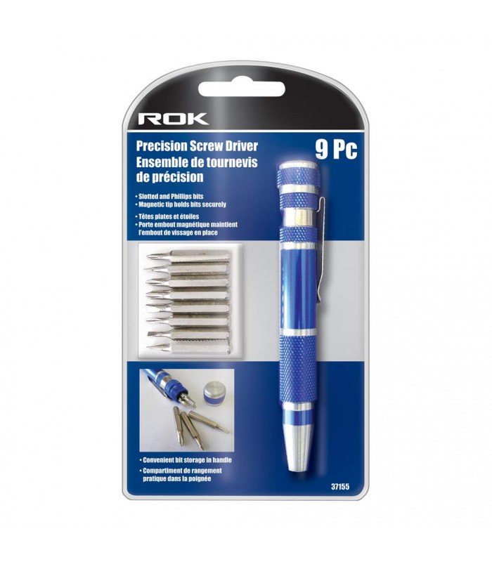 ROK Precision Screw Driver 9 Pcs