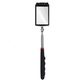 ROK Telescoping Inspection Mirror w/ 3 Led 