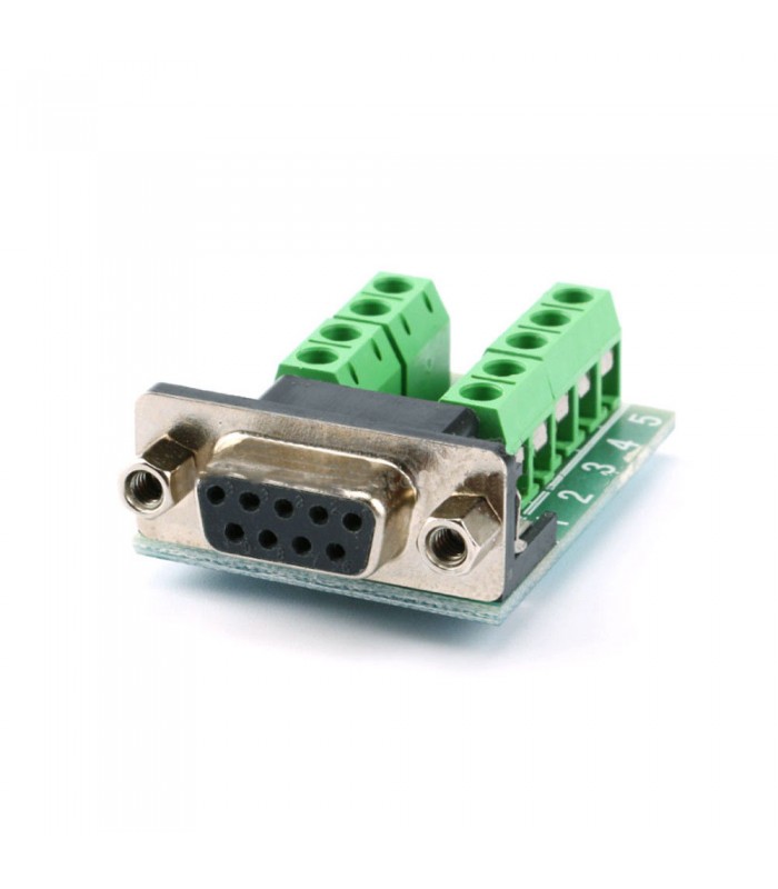 Female Adapter Signals Terminal RS232 Serial to Terminal DB9 Connector