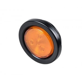 FEU ARRIERE ROND 2"SCELLE AMBRE COMPLETE