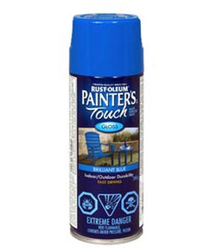 Rust-Oleum Paint Spray 340G (12oz) Gloss Brillant Blue (Painters Touch)