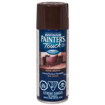 Peinture Multi-Usages Painter's Touch de Rust-Oleum - Brun Kona Lustré 340G