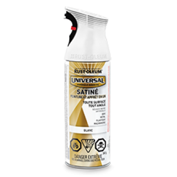 Rust-Oleum Universal Enamel Paint & Primer In One 340G (12oz) - Satin White