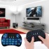 mini Air Mouse 92-keys QWERTY 2.4G Wireless Backlight Keyboard with Touchpad for Android TV Box